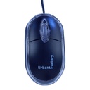 Urban Factory Cristal Mouse Optical USB 2.0, 800dpi, Internal Light, Black - souris - USB - noir, transparent