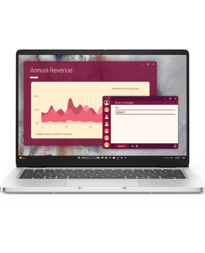 Dell Pro 14 PC14250 - 14" - Intel Core Ultra 7 - 265U - vPro Enterprise - 16 Go RAM - 512 Go SSD