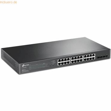 TP-Link SG2428P JetStream 28-Port Gigabit Smart Switch 24-Port PoE+ 4 Gigabit SFP, Omada SDN, 802.1p CoS/DSCP QOS, Rack Mountable